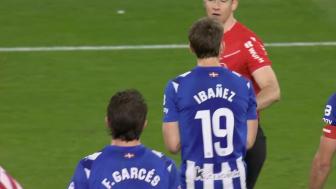 2026年02月15日 西甲-索乌破门托尼·马丁内斯扳平 十人塞维利亚1-1阿拉维斯