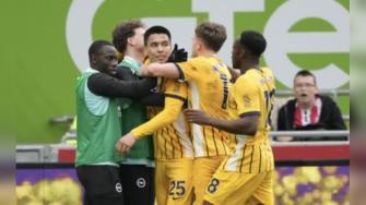 2026年02月22日 布伦特福德0-2布莱顿2轮不胜 维尔贝克建功米尔纳登顶英超出场王