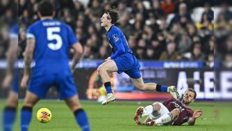 2026年02月22日 西汉姆联0-0伯恩茅斯 铁锤帮3轮不败仍居降级区 樱桃7轮不败居第8