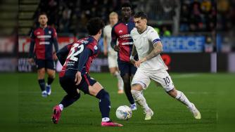 2026年02月22日 意甲-米纳染红 十人卡利亚里0-0闷平拉齐奥